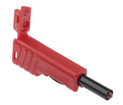 Product image for Red retractable shroud-stackable plug