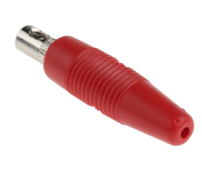 Product image for PLUG, VON 20, 4mm, SCREW, RED