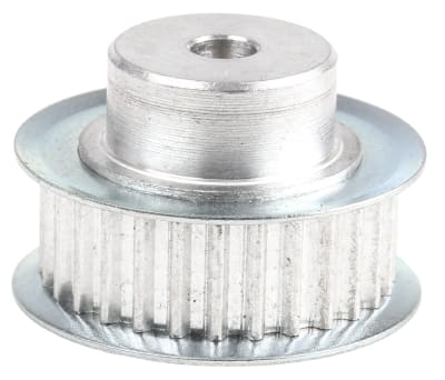 Product image for Timing pulley,28 teeth 6mm W 2.5mm pitch