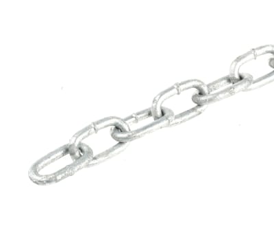 Product image for 10m galvanised steel chain,19Lx4mm