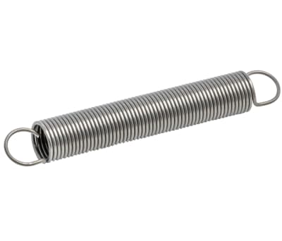 Product image for Steel extension spring,41.4Lx6.0mm dia