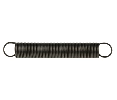 Product image for RS PRO Steel Extension Spring, 75.4mm x 11mm