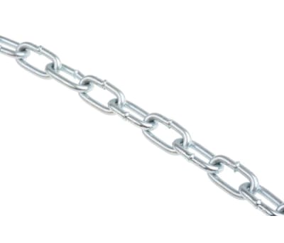 Product image for 10m Zn plated steel chain,14Lx2.5mm dia