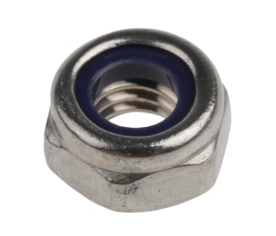 Product image for A4 stainless steel self locking nut,M6