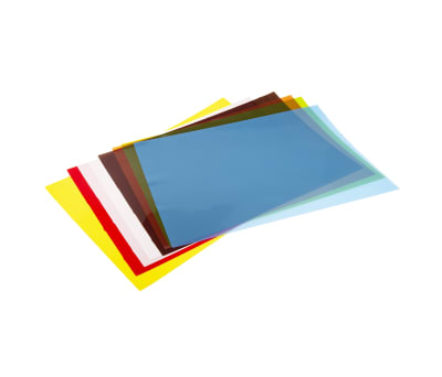 Product image for Assorted plastic shim stock,18x12in