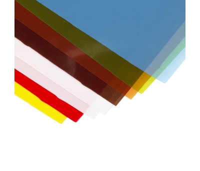 Product image for Assorted plastic shim stock,18x12in