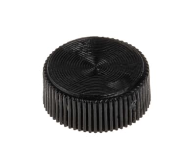 Product image for Knurled thumb screw knob,9.6mm dia x M3
