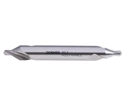 Product image for Dormer HSS Centre Drill Bit, 2.4mm x 50.8 mm