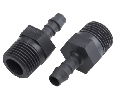 Product image for Straight conn,1/2in BSPT 8mm ID hose