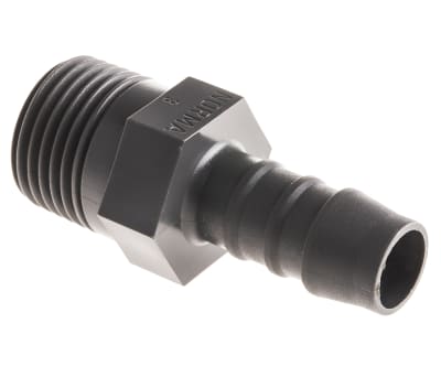 Product image for Straight conn,1/2in BSPT 12mm ID hose