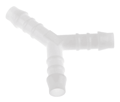 Product image for Push-on equal Y connector,8mm ID hose