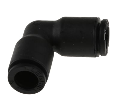 Product image for Pneumatic pushin equal elbow fitting,6mm