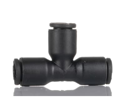 Product image for Pneumatic push-in equal tee fitting,6mm