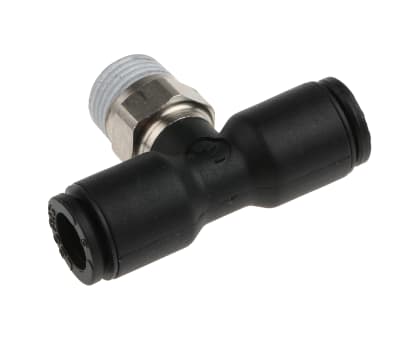 Product image for Male taper thread tee adaptor,R1/8x6mm