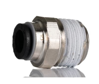 Product image for Male taper straight adaptor,R1/4x6mm