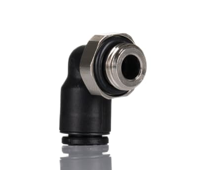 Product image for Male parallel elbow fitting,G1/8x6mm