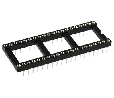 Product image for 40 WAY TURNED PIN DIL SOCKET,0.6IN PITCH