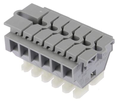 Product image for Wago 6mm Pitch PCB Terminal Block