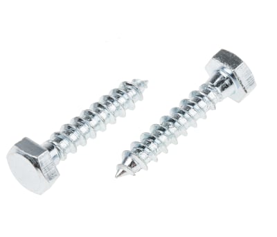 Product image for ZINC PLATED STEEL COACHSCREW,6X30MM