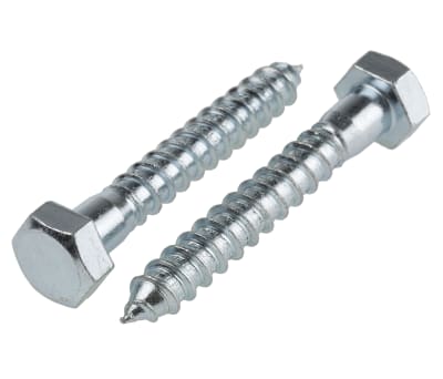 Product image for Zinc plated steel coachscrew,12x80mm