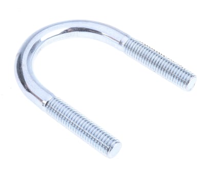 Product image for Zinc plated steel U bolt,43mm OD