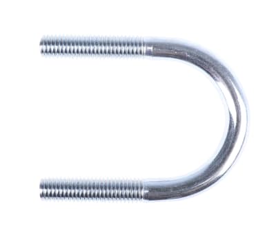 Product image for Zinc plated steel U bolt,43mm OD