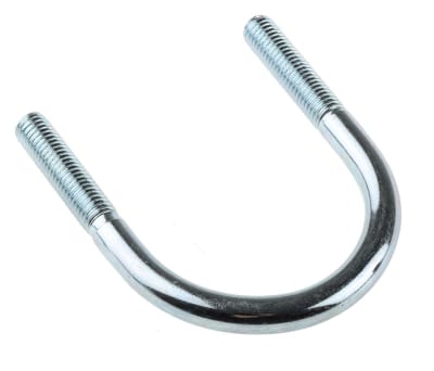 Product image for Zinc plated steel U bolt,61mm OD