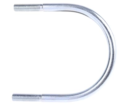 Product image for Zinc plated steel U bolt,116mm OD