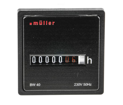 Product image for 7 DIGIT MOTOR DRIVEN HOUR METER,230VAC