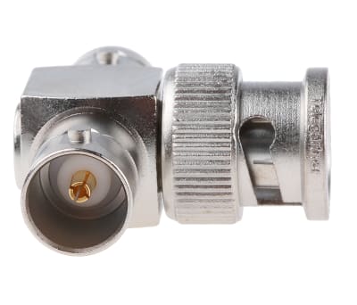 Product image for BNC T ADAPTOR, F-M-F, 75 OHM