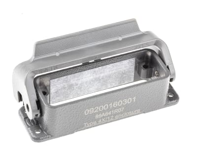 Product image for Low type panel mount housing,Size 16A