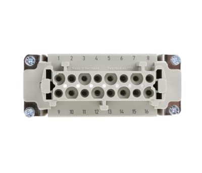 Product image for Han(R) E 16P+E skt insert,16A 400-500Vac