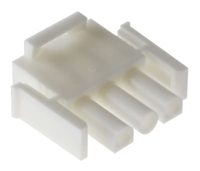 Product image for 3 way white plug housing