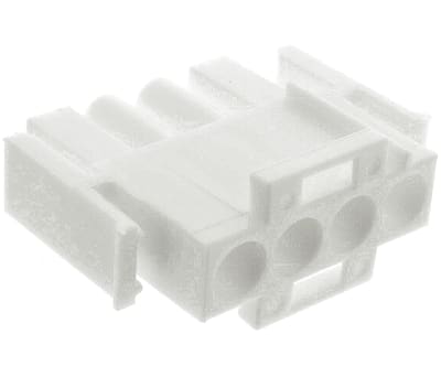 Product image for 4 way white plug housing