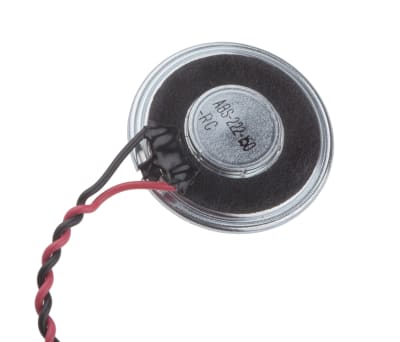 Product image for Miniature speaker 8ohm 1W 36mm c/w leads