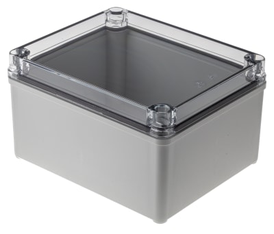 Product image for IP67 box w/transparent lid,170x140x95mm