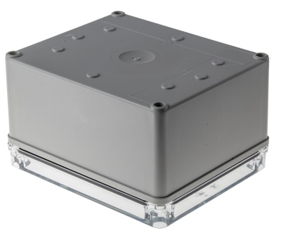 Product image for IP67 box w/transparent lid,170x140x95mm