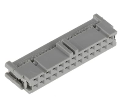 Product image for 3000 SERIES 2.54MM IDC CABLE SOCKET, 26P