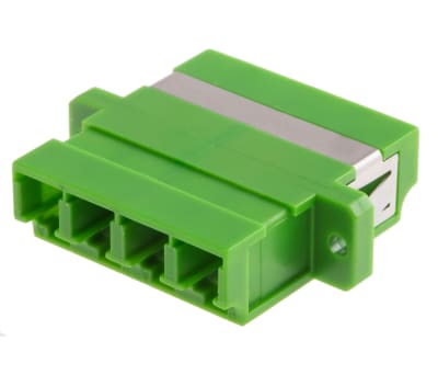 Product image for LC/APC QUADPLEX GREEN Adapter