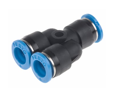 Product image for Push in Y Connector, 6mm