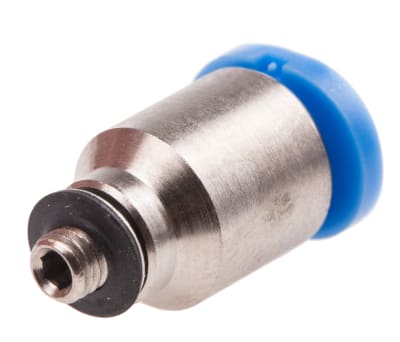 Product image for PUSH-IN FITTING, MALE M3, 4MM, HEX