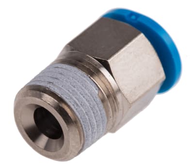 Product image for Push-in Fitting, Male R1/8, 6mm