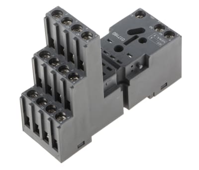 Product image for DIN RAIL SKTCAGE/SCREW 14 PINCLIP&TAG