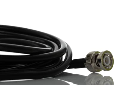 Product image for BNC straight plug-plug RG58coax cable,3m