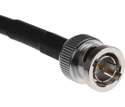 Product image for BNC straight plug-plug RG59coax cable,1m