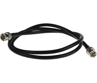 Product image for BNC straight plug-plug RG59coax cable,1m