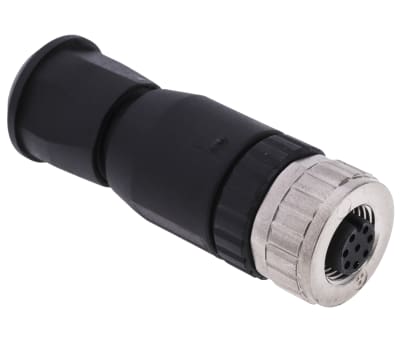 Product image for Harting Screw Connector, 8 Contacts, Cable Mount M12, IP67