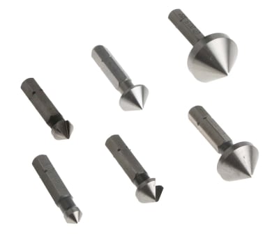 Product image for Wera Countersink Set x6.3 mm, 8.3 mm, 10.4 mm, 12.4 mm, 16.5 mm, 20.5 mm8 Piece