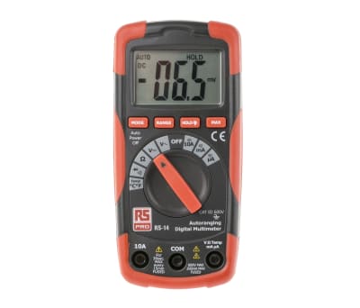 Product image for RS Pro Compact Multimeter Autoranging