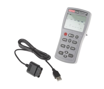 Product image for Digital Thermometer, 2-Channel, Logging